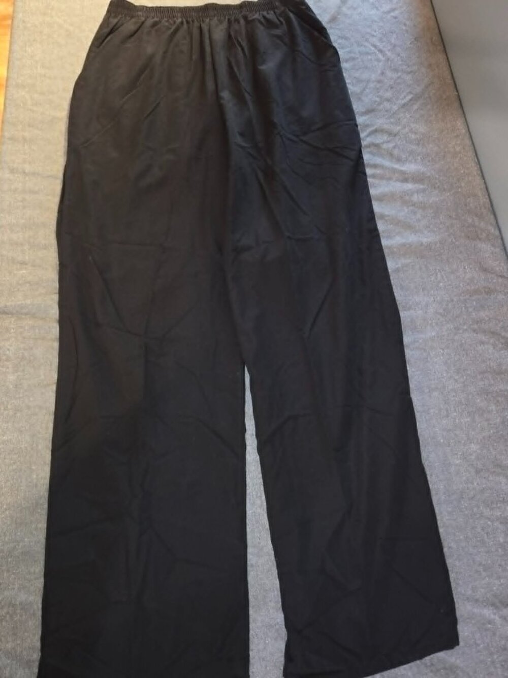 SB Scrubs Black Cargo Scrub Pants Women's Small Elastic Waist